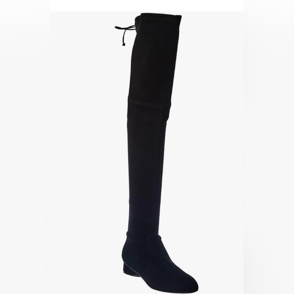 Stuart Weitzman Quebecland black Suede Over-The-Knee‎ thigh high Boots size 10 - Picture 1 of 9